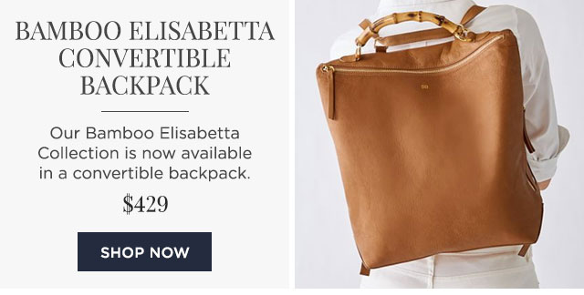 bamboo elisabetta convertible backpack