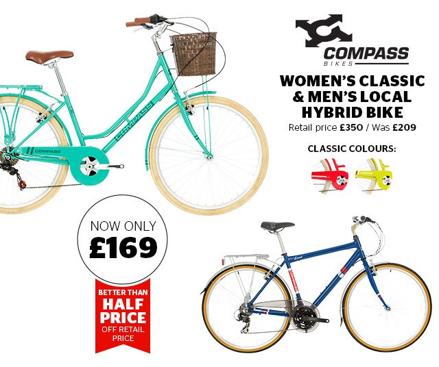 compass classic women's hybrid bike