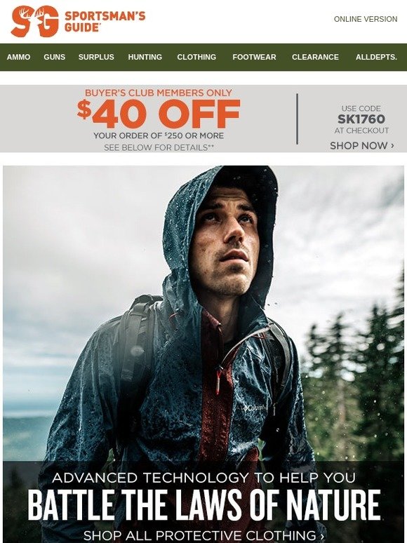 The Sportsman's Guide Advanced Tech for your favorite outdoor pursuit