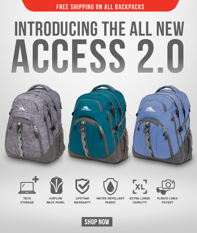 high sierra 2.0 backpack