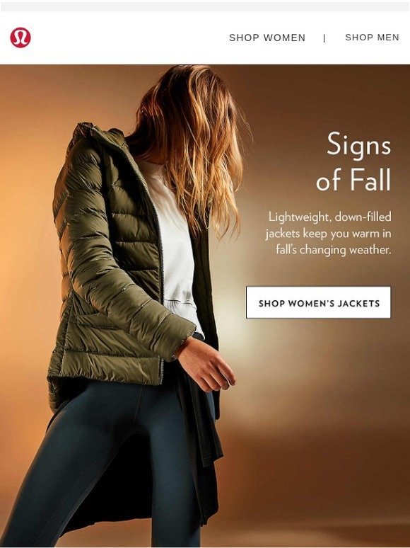 lululemon Fall Outerwear Preview Milled