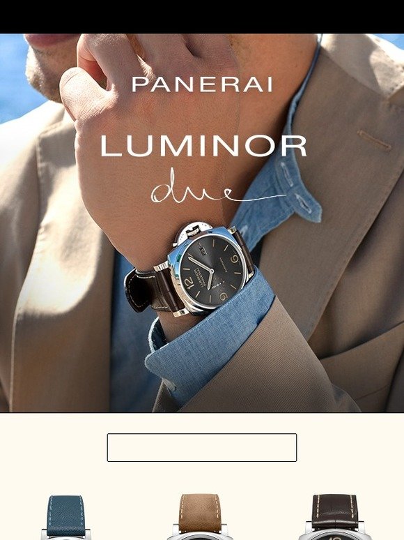 Luminor Due: now in Boutique