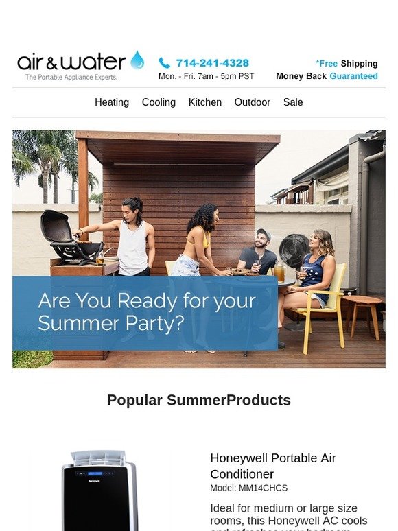 Are you Ready for that Summer Party?  Shop Now