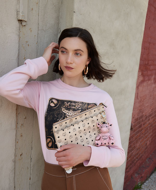 crossbody pouch in visetos original