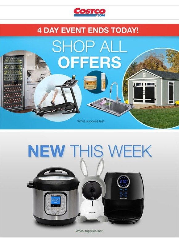 Costco Offers Ending Today + NEW Items at including INSTANT