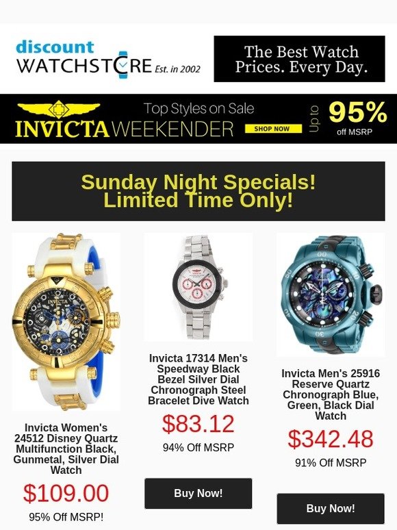 invicta 25916