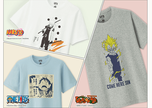 Uniqlo Will Re-Release One Piece, Naruto, and Bleach Shirts - Siliconera