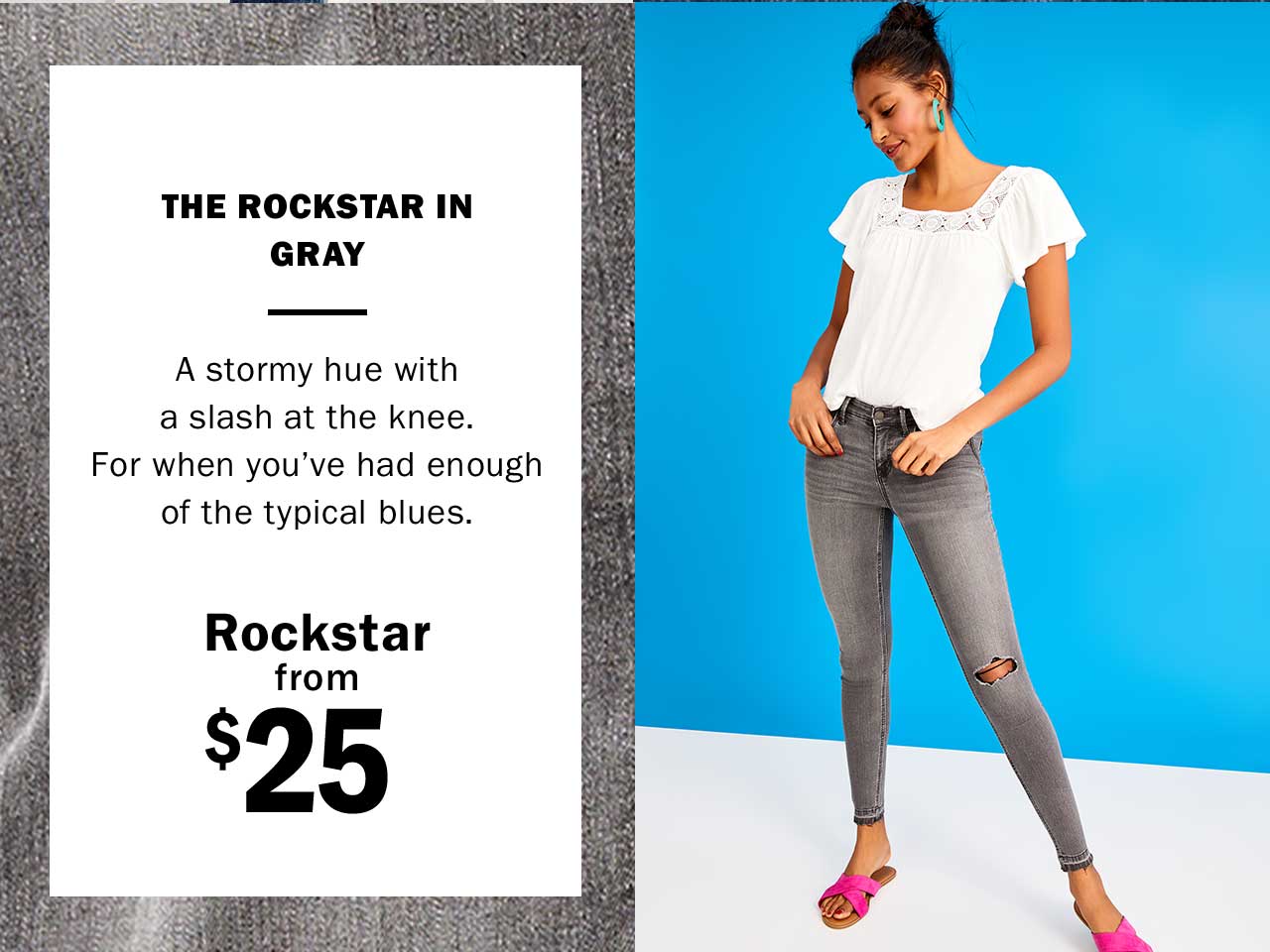 THE ROCKSTAR IN GRAY | Rockstar from $25