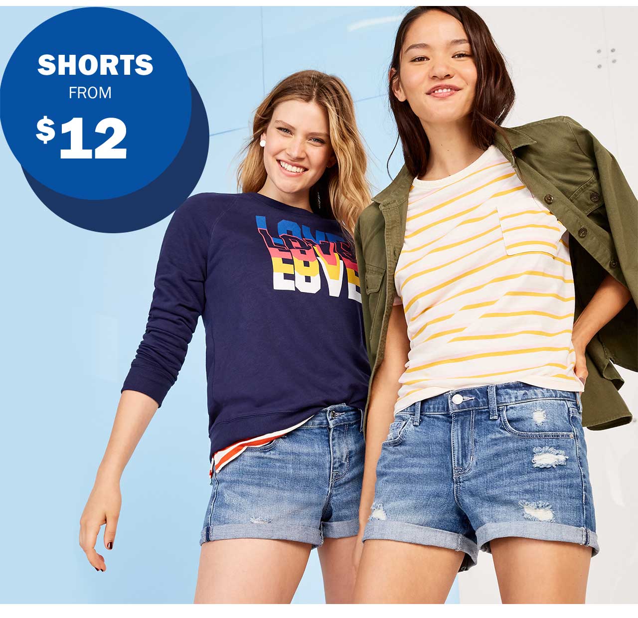SHORTS FROM $12