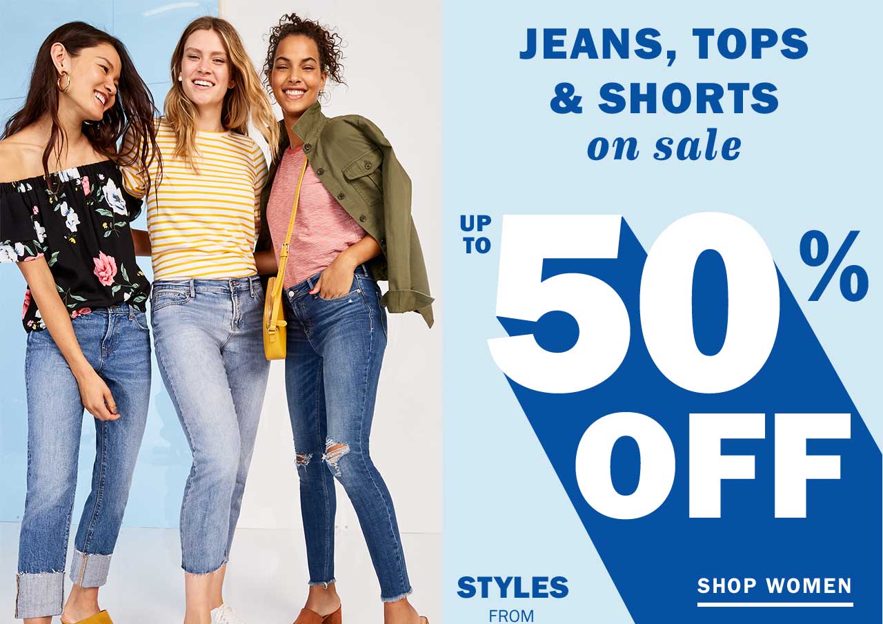 JEANS, TOPS & SHORTS on sale | SHOP WOMEN