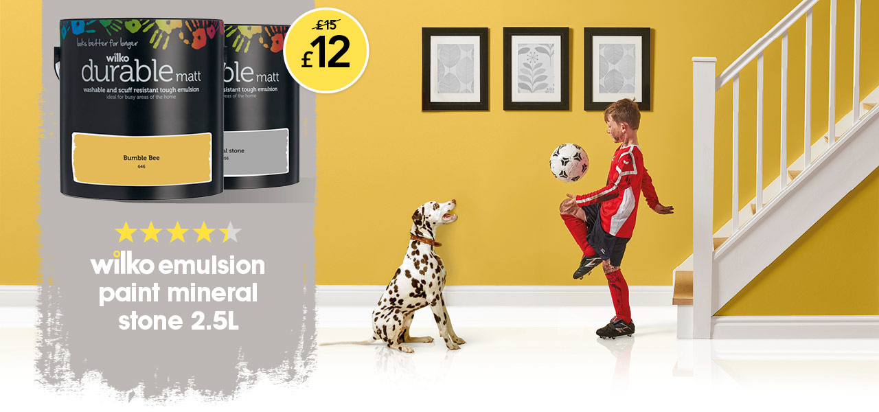 Save on paint and wake up walls for less Milled