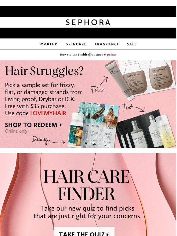 Sephora This quiz will change your hair Milled
