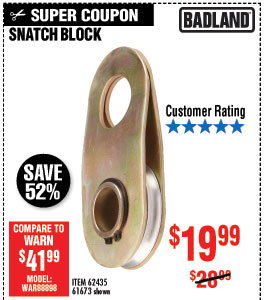 snatch blocks from harbor freight