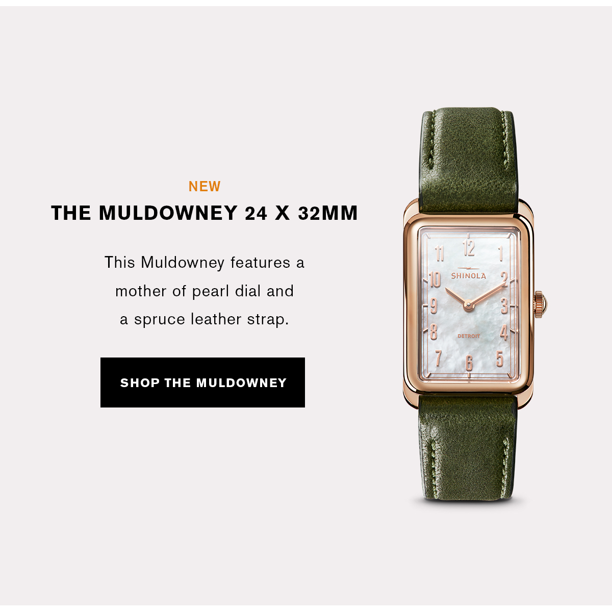 Shinola muldowney watch hot sale