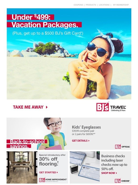 BJ's Wholesale Club Save on BJ's Travel, BJ's Optical and more Milled