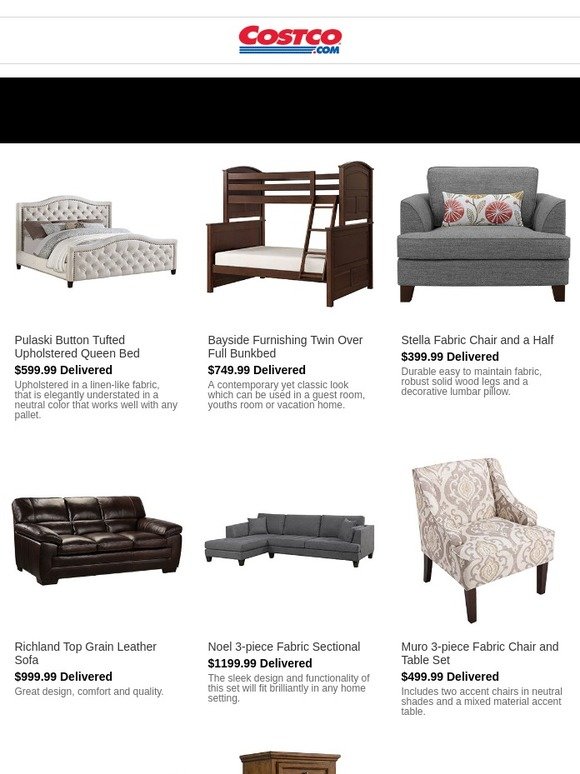 Costco Furniture Essentials for Your Home The Costco Way! Milled