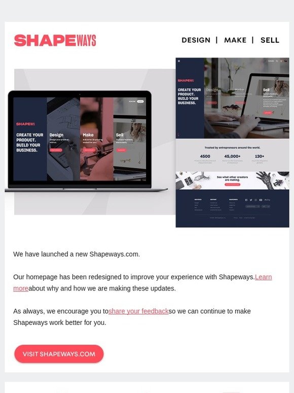 Shapeways has a new look Milled