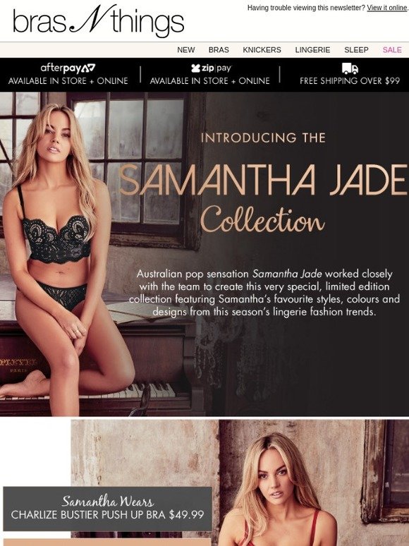 Bras N Things: LAUNCHING: The Samantha Jade Collection: Gorgeous bodysuits,  feminine frills and boho inspired details!