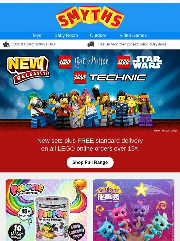 Smyths Toys HQ Look what just landed! Milled