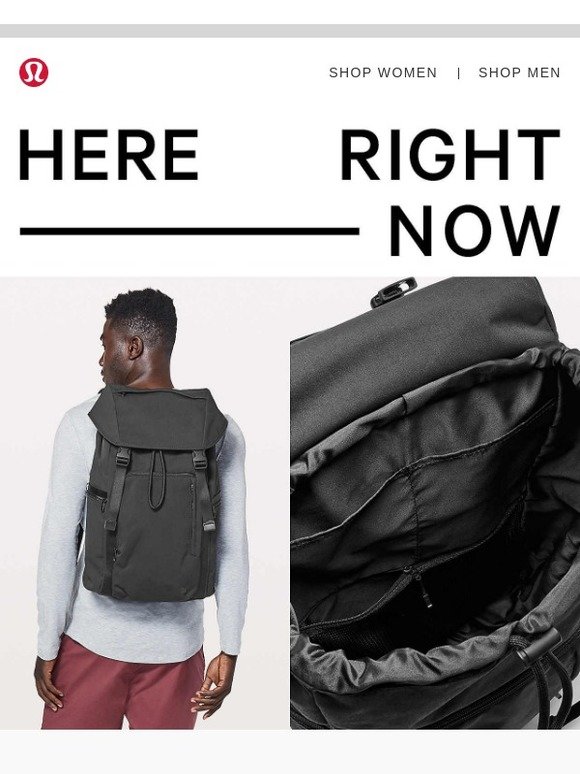 command the day backpack lululemon