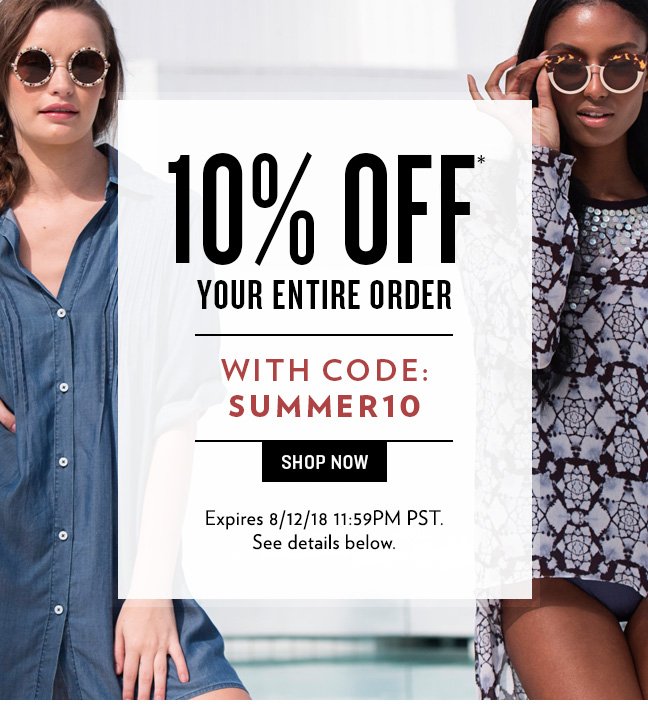 6pm: 10% off Coupon is Here! (no exclusions) | Milled