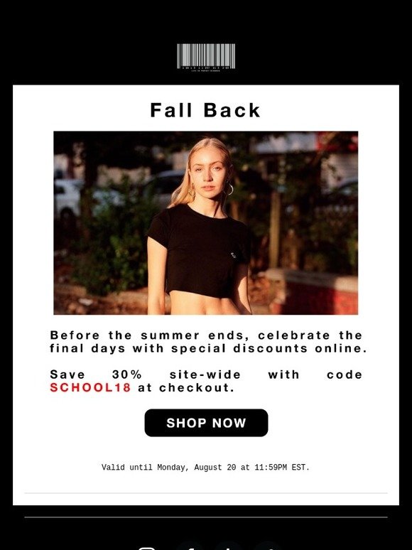 Back to School Savings