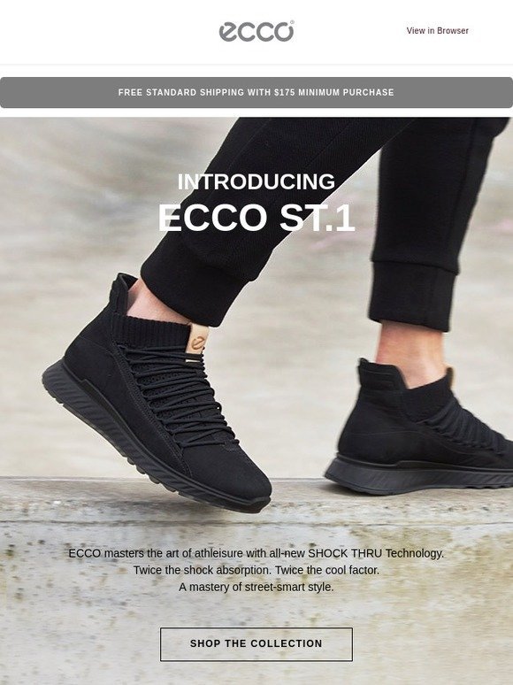 ECCO USA SHOES: Comfort Evolved: Introducing ECCO ST.1 | Milled