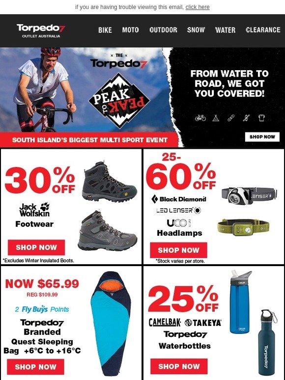 Torpedo7 Australia From water to road we've got your gear! Milled