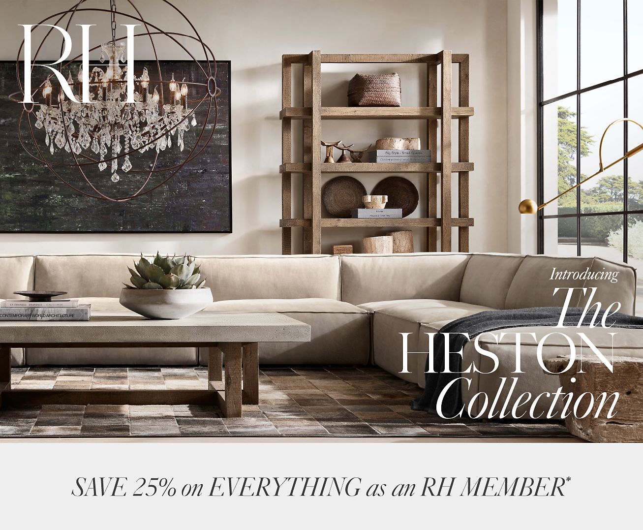 Restoration hardware clearance heston coffee table