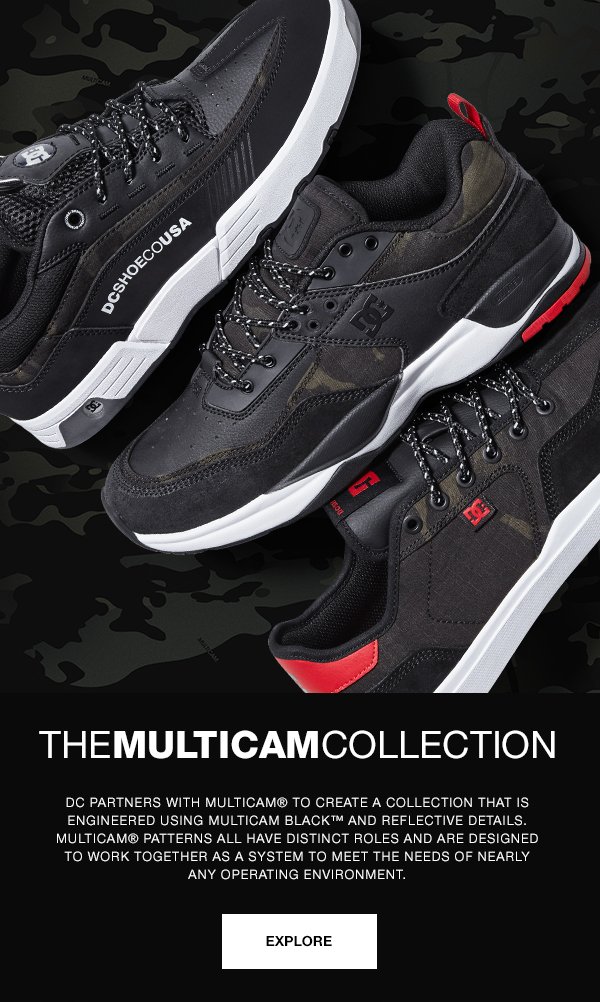 multicam black dc shoes