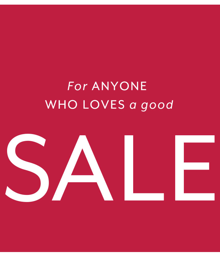 For anyone who loves a good sale