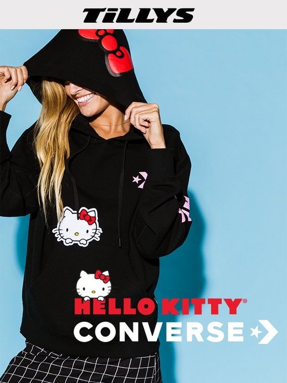 hello kitty converse sweatshirt