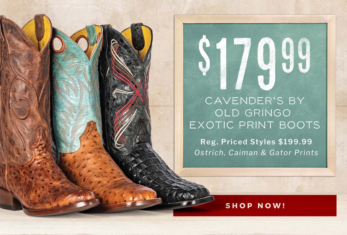 cavenders ostrich boots