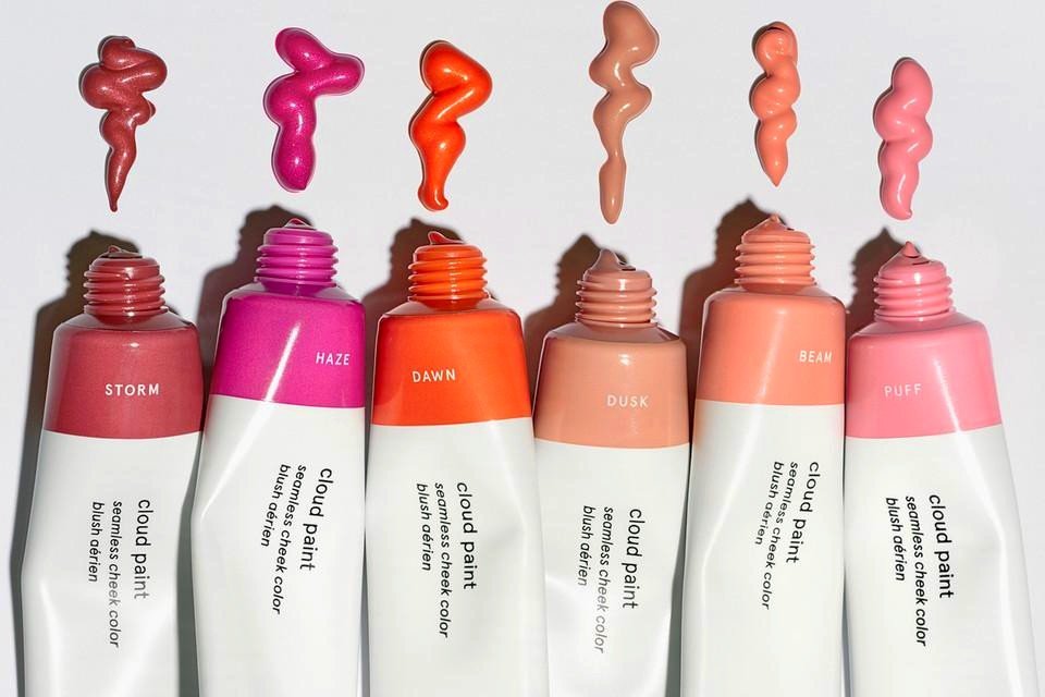 Glossier Cloud Paint in 6 different shades