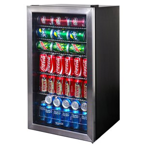 Beverage Cooler with 7 Thermostat Settings
