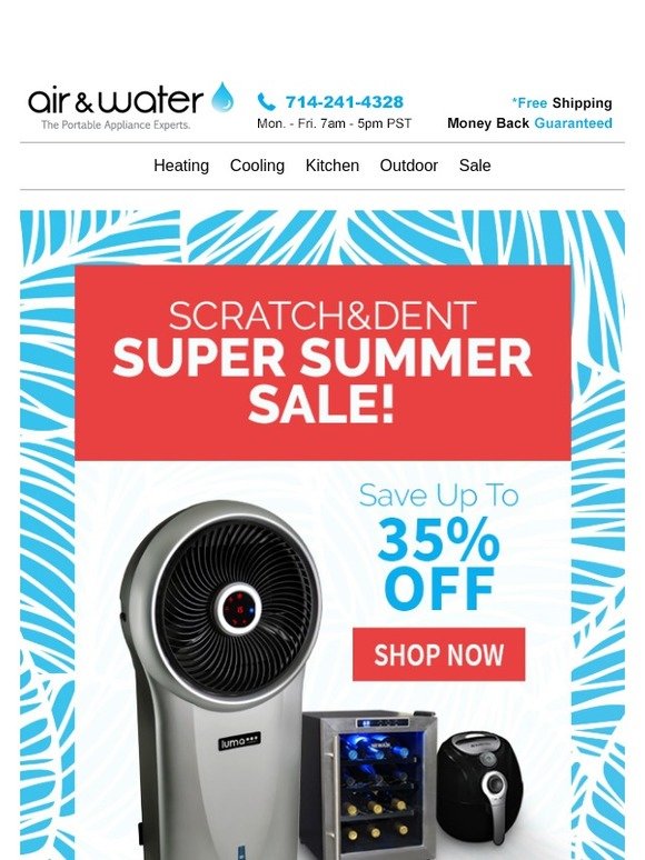 Scratch & Dent Sale - 35% OFF