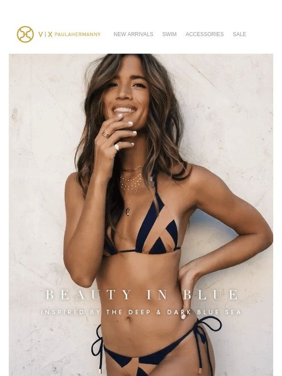 ViX Swimwear Beauty in blue Milled