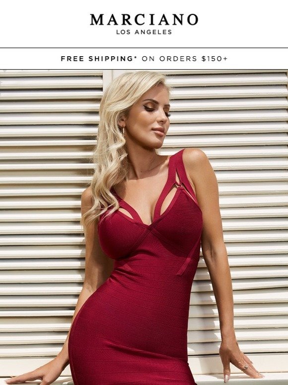 marciano los angeles dress