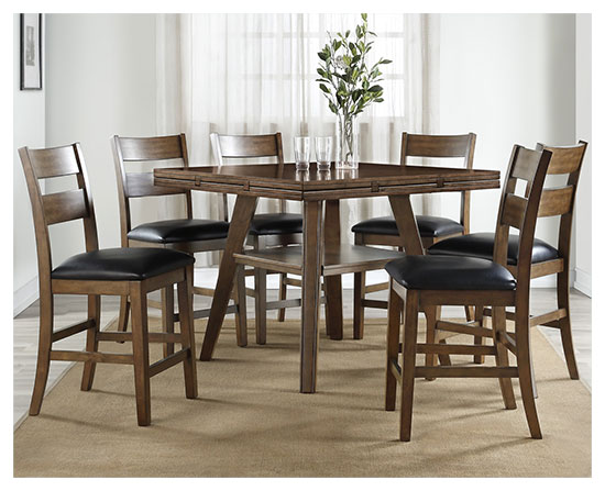 Samuel 7-piece Counter-Height Dining Set