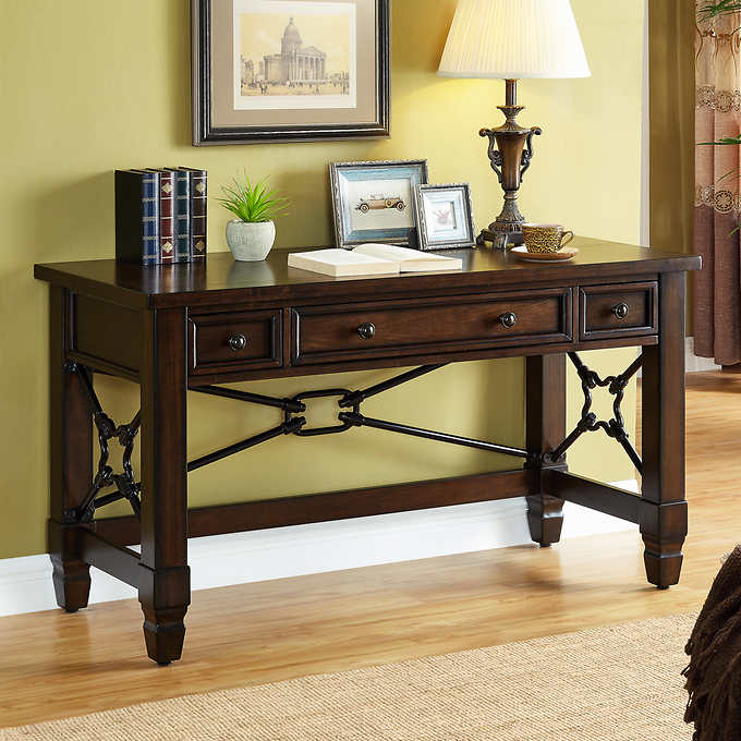 Gardiner 54-inch Writing Desk with Power