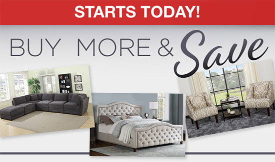 Buy more and save. Starts Today