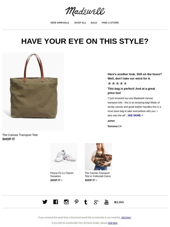 madewell collectible tote