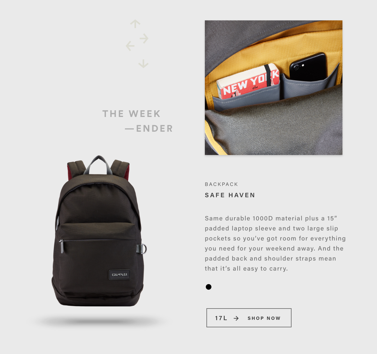 crumpler safe haven backpack