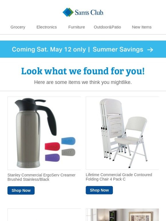 Sam's Club Check out these items just for you Milled