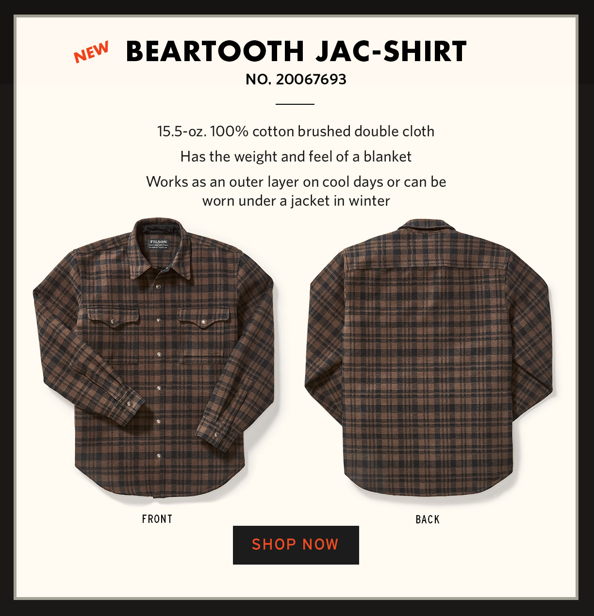 Filson beartooth clearance jac shirt