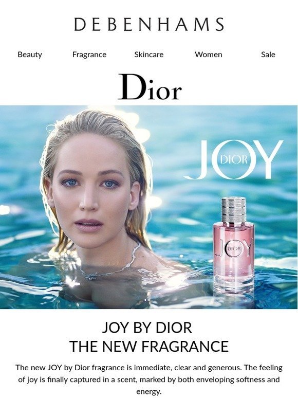 Debenhams: JOY by Dior, the new 