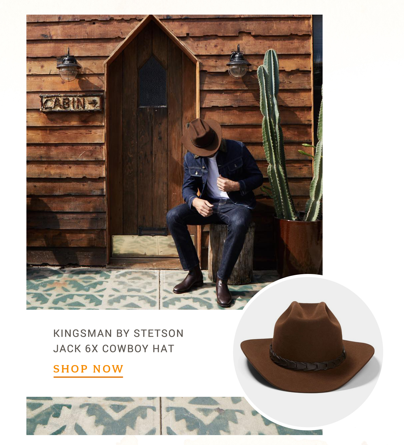 Stetson Just In Tequila Jack Milled