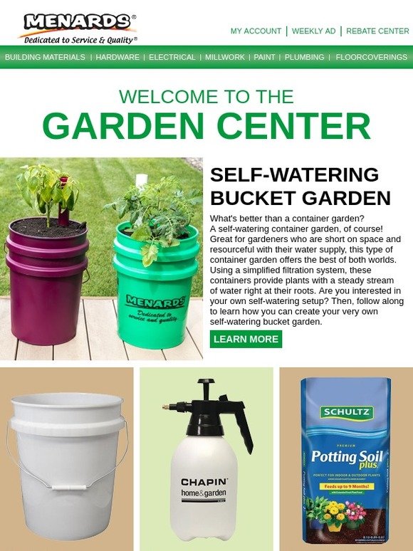herb garden plant pot Self-Watering Herb Planters | Indoor Herb Garden (3 Pack) main image 1