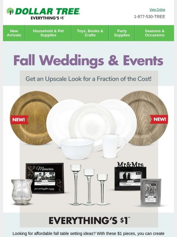 Dollar Tree You're Going to Love Our New Charger Plates! Milled