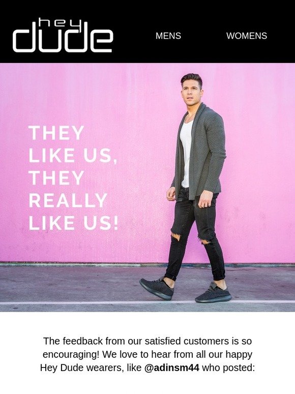 Hey Dude Shoes USA See why everyone Hey Dude Shoes Milled